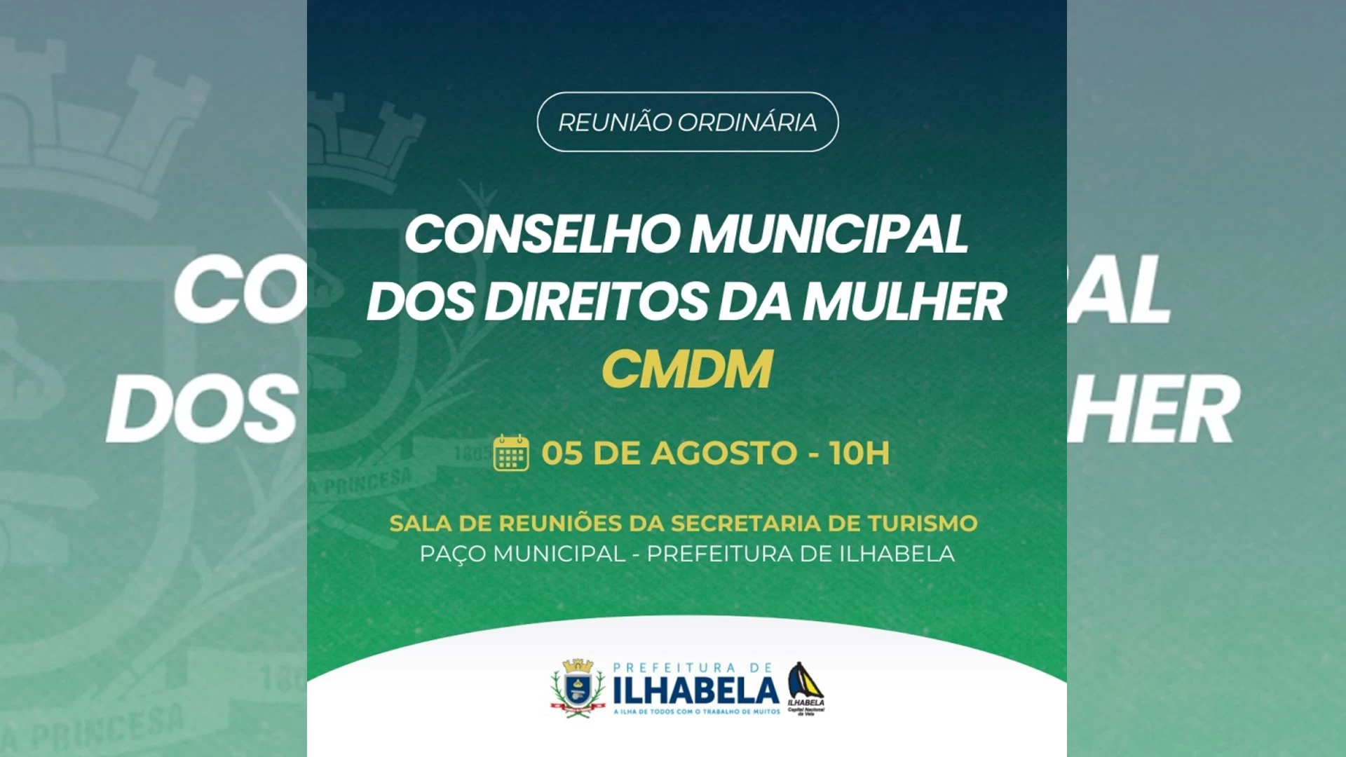 Reunião Conselho Direitos da Mulher 