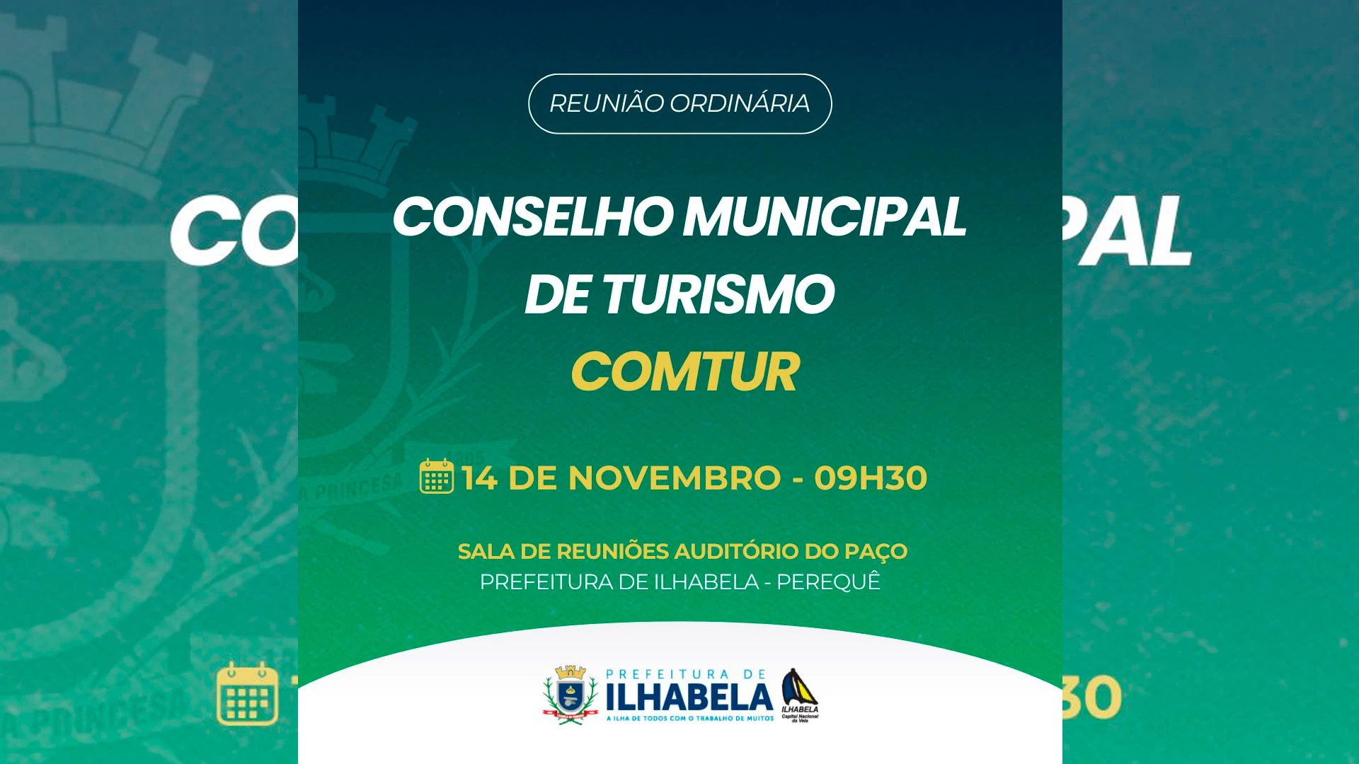 Reunião: Conselho Municipal de Turismo 