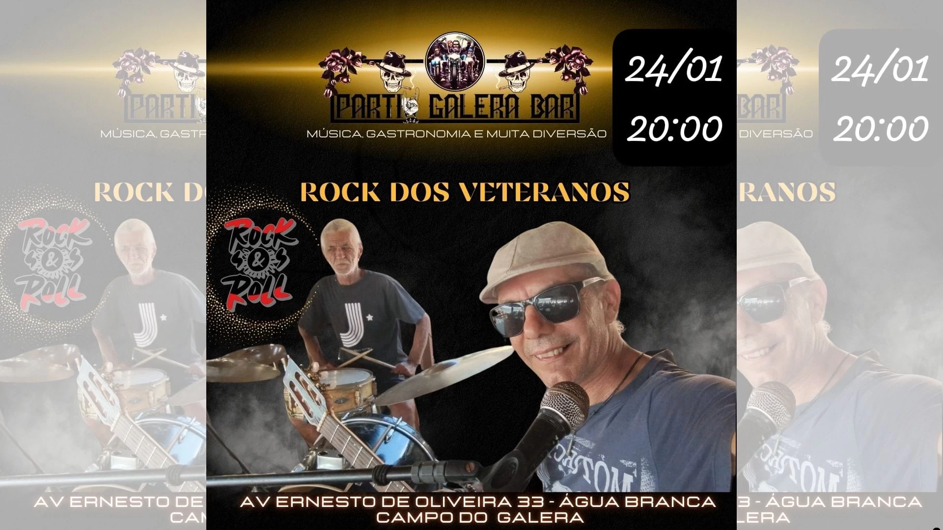 Rock dos Veteranos no Partiu galera Bar