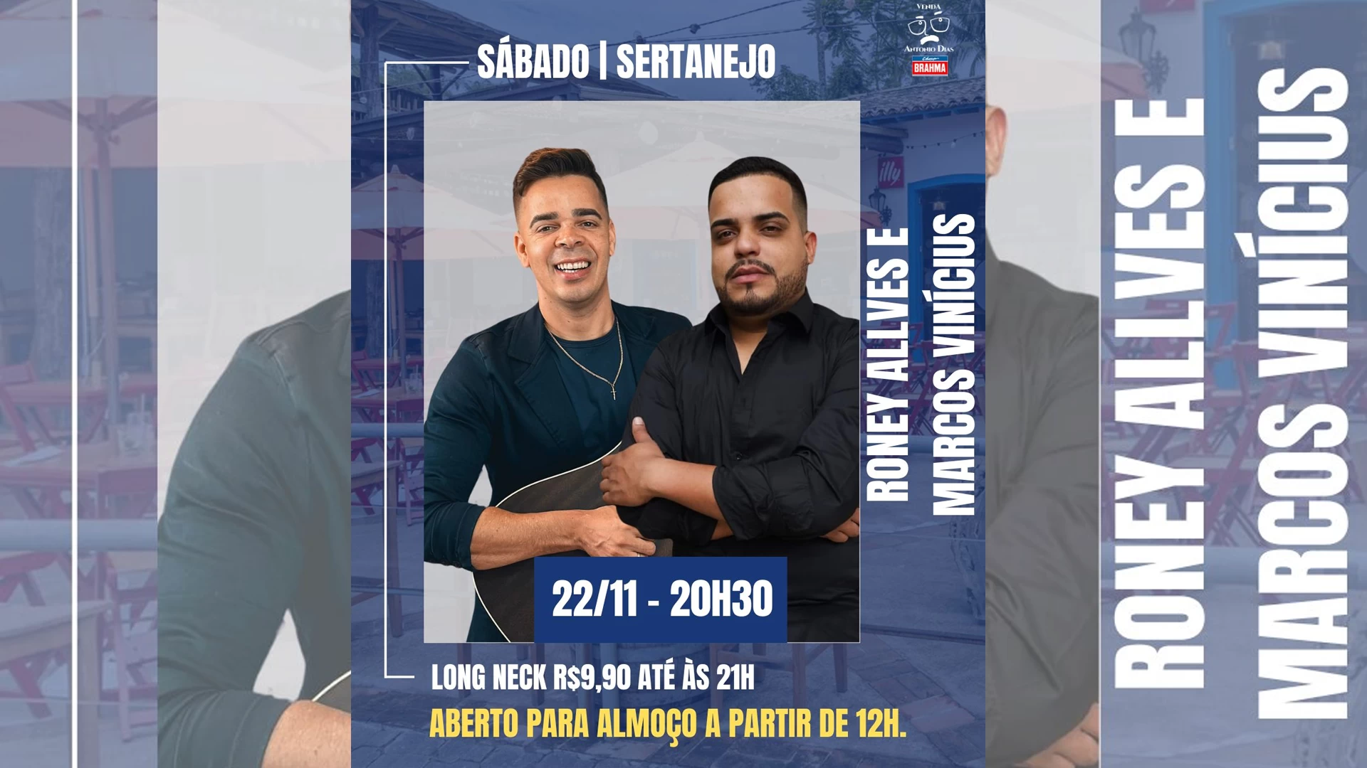 Roney Alves e Marcos Vinícius 