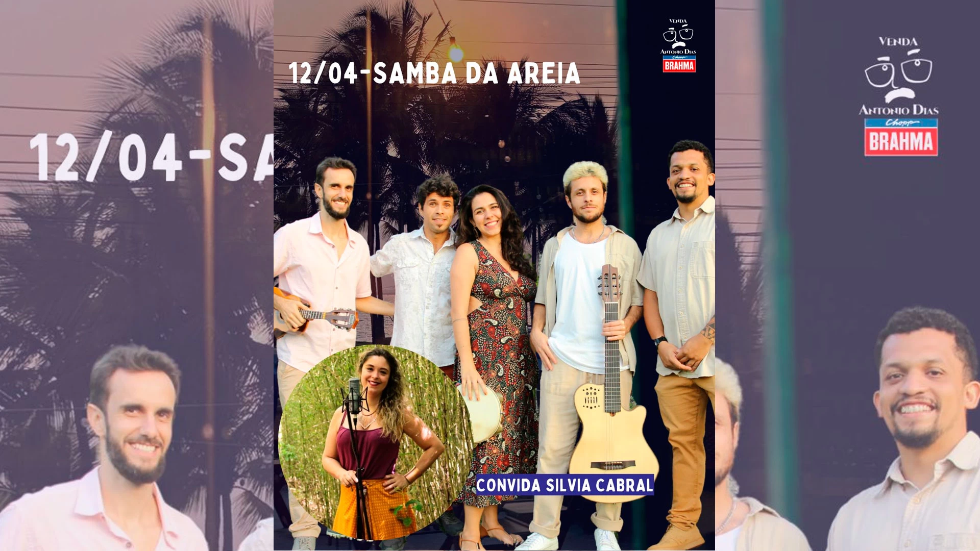 Samba da Areia convida Silvia Cabral 