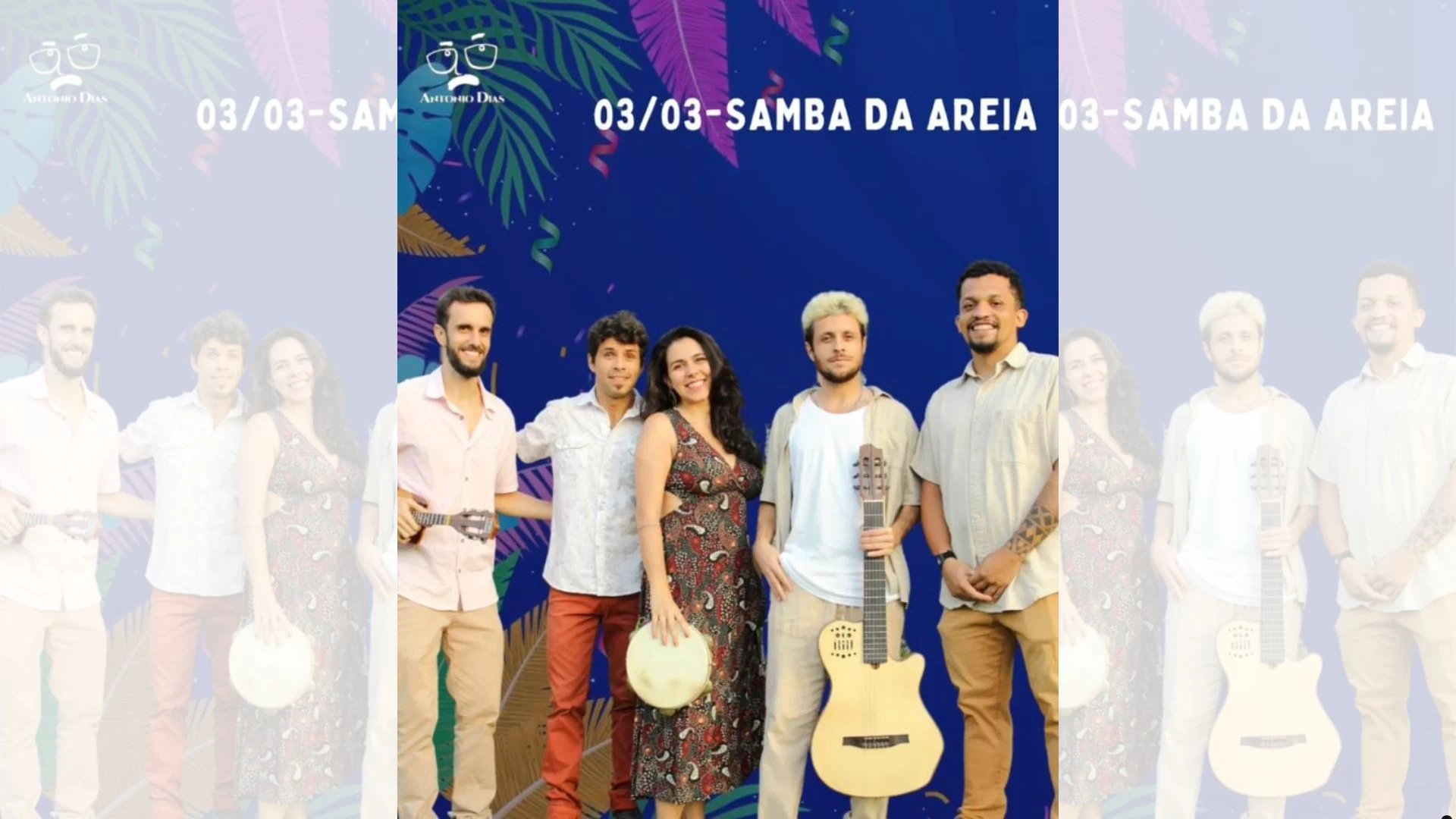Samba da Areia no Antonio Dias