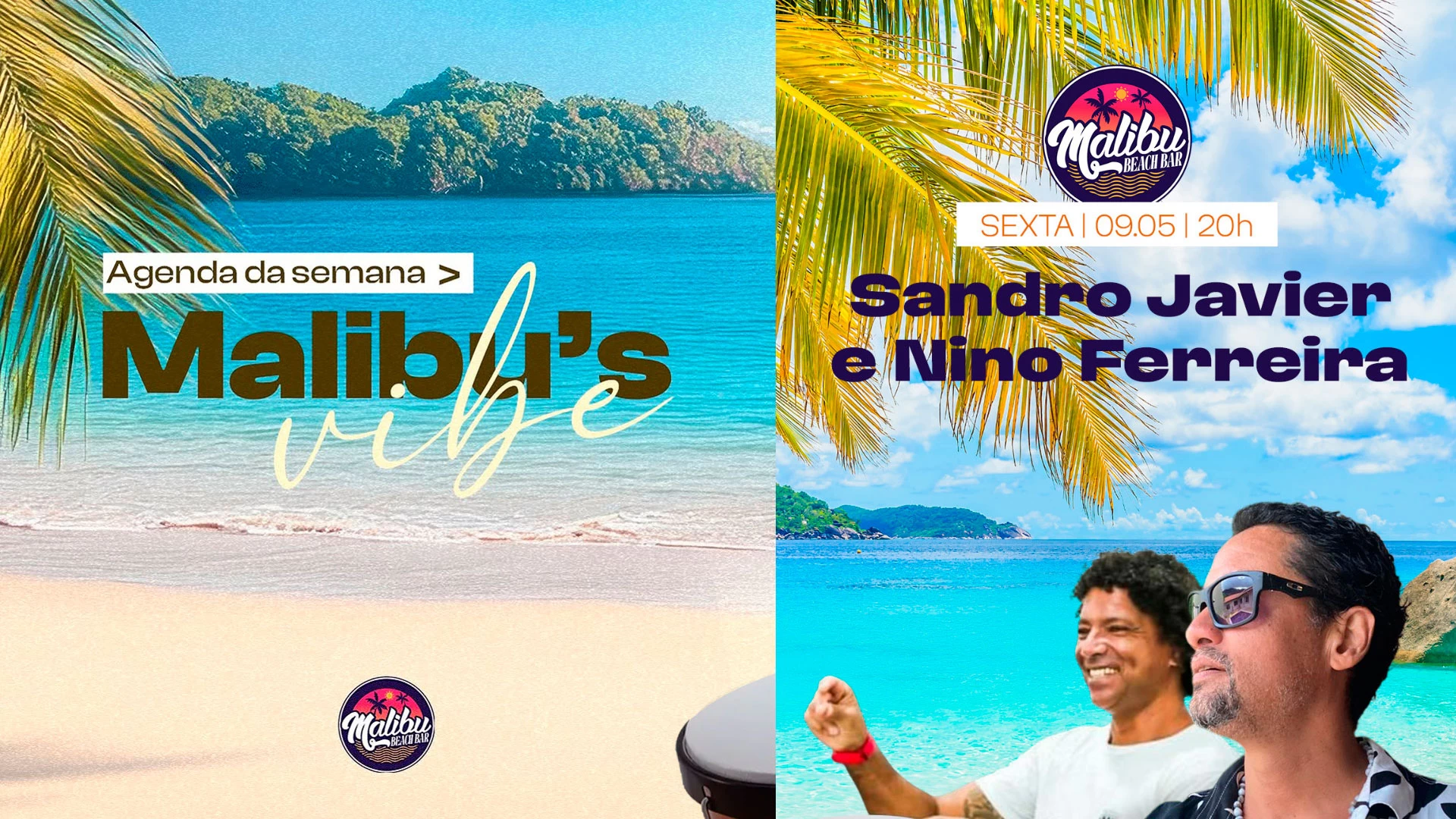 Sandro Javier & Nino Ferreira no Malibu