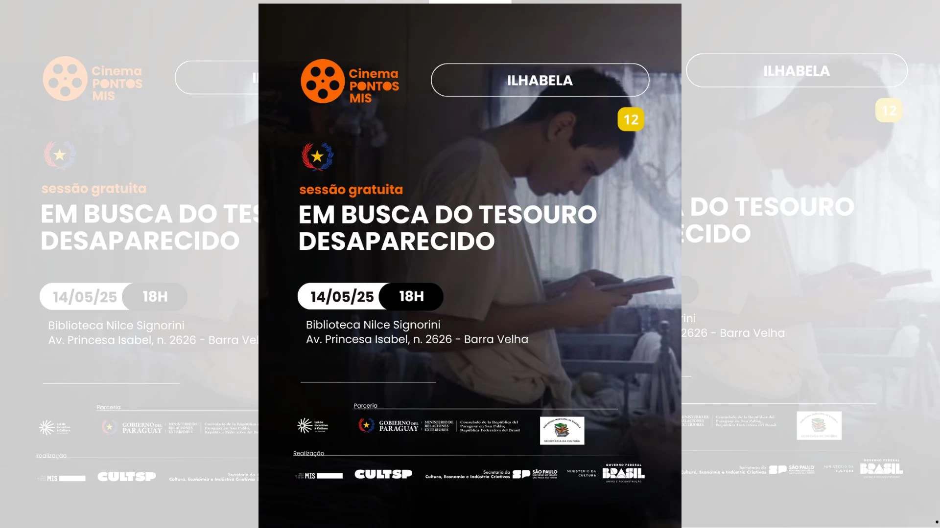 Sessão Gratuita: Em busca do Tesouro