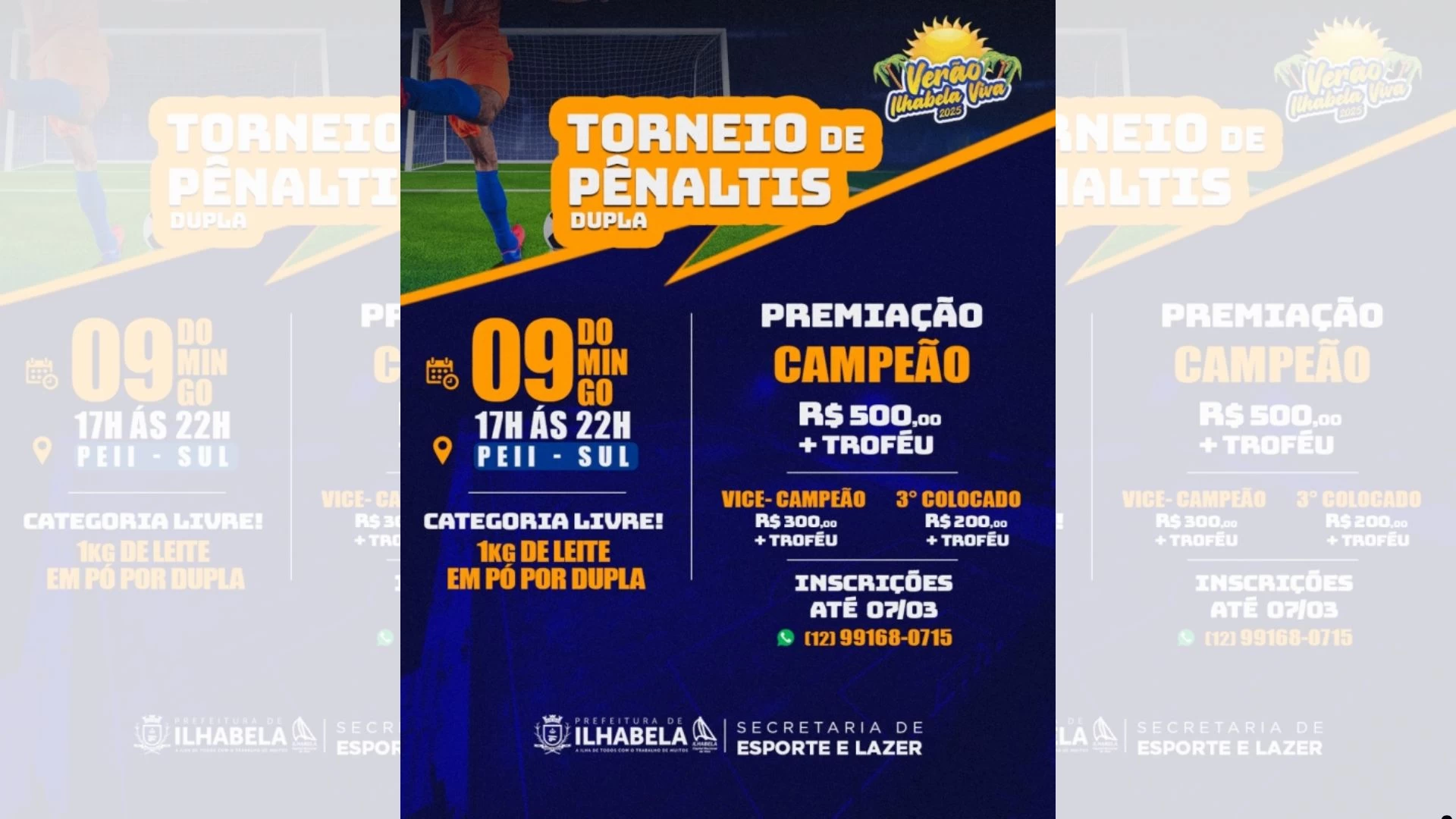 Torneio de Truco e Torneio de Pênaltis