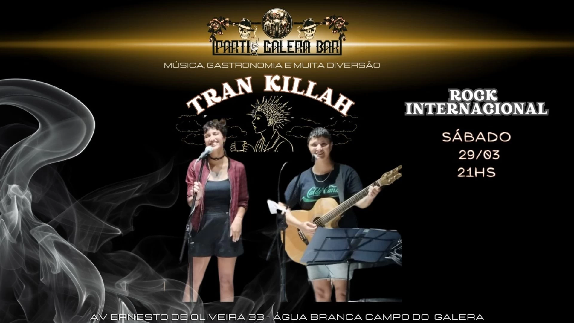 Tran Killan no Partiu Galera Bar