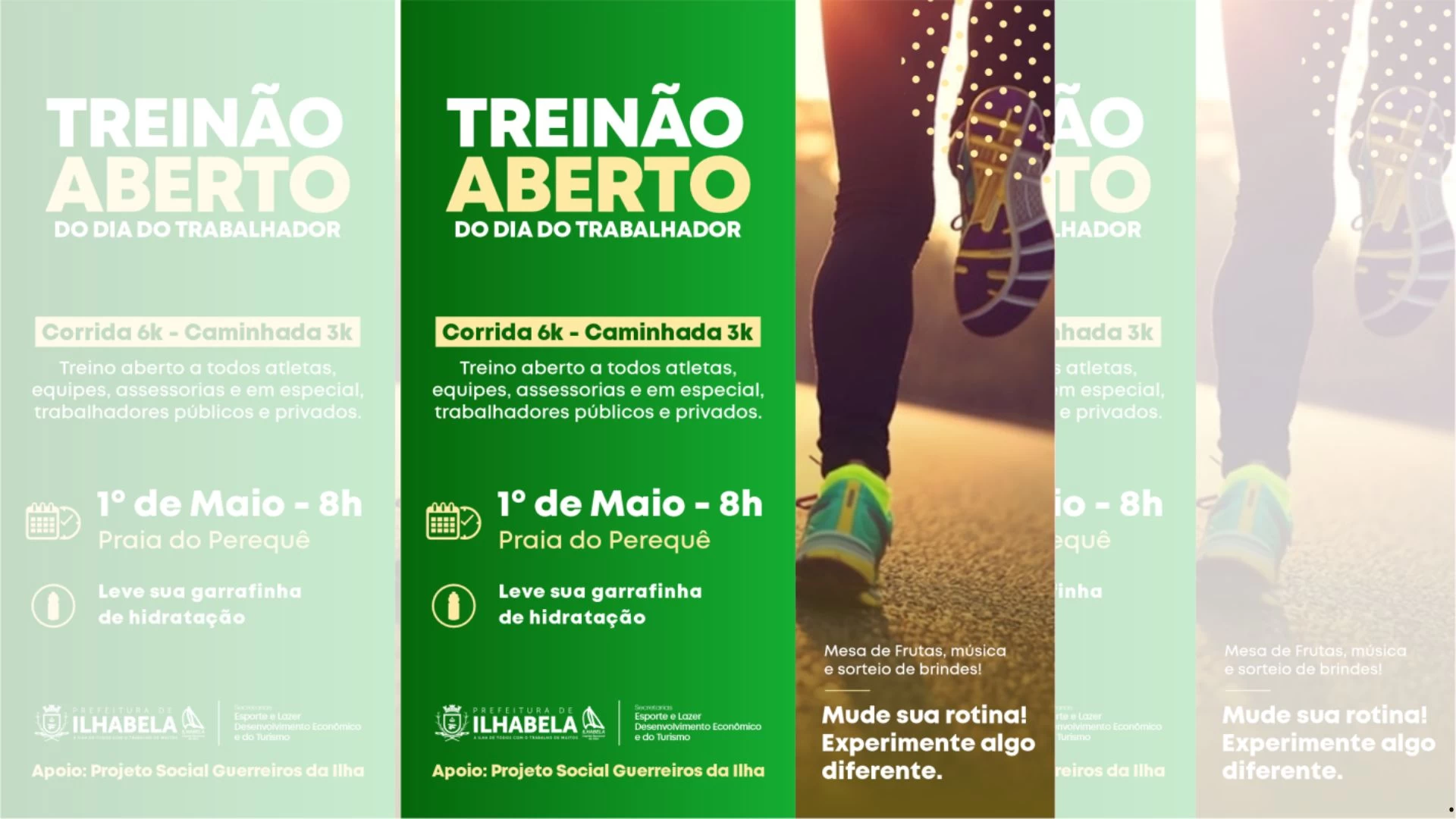 Treinão aberto, Dia do Trabalhador.