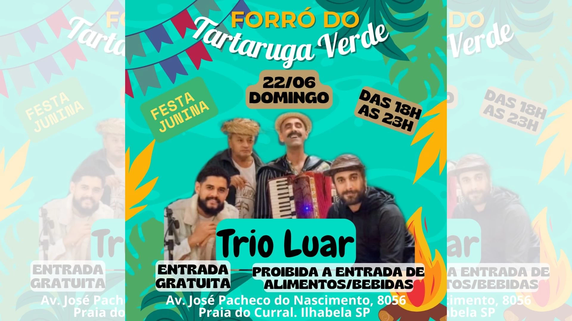 Trio Luar no Tartaruga Verde
