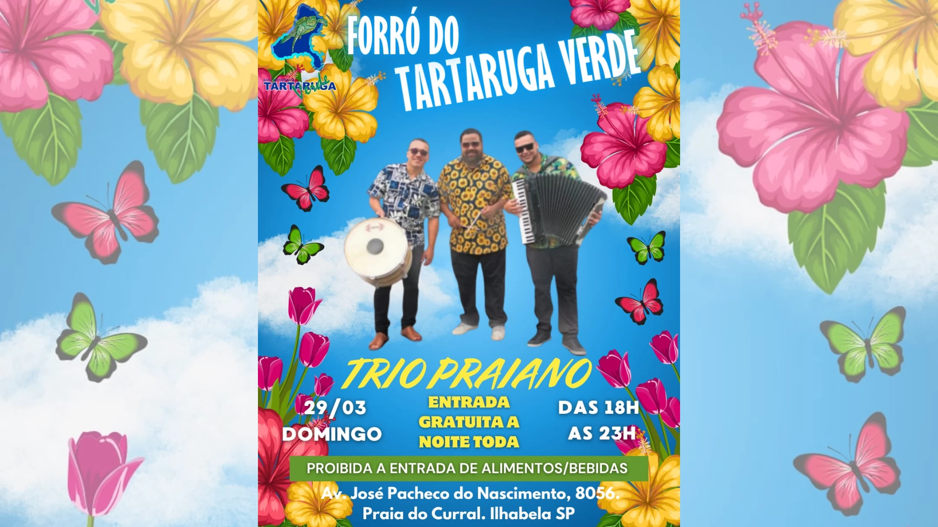 Trio Praiano no Tartaruga Verde