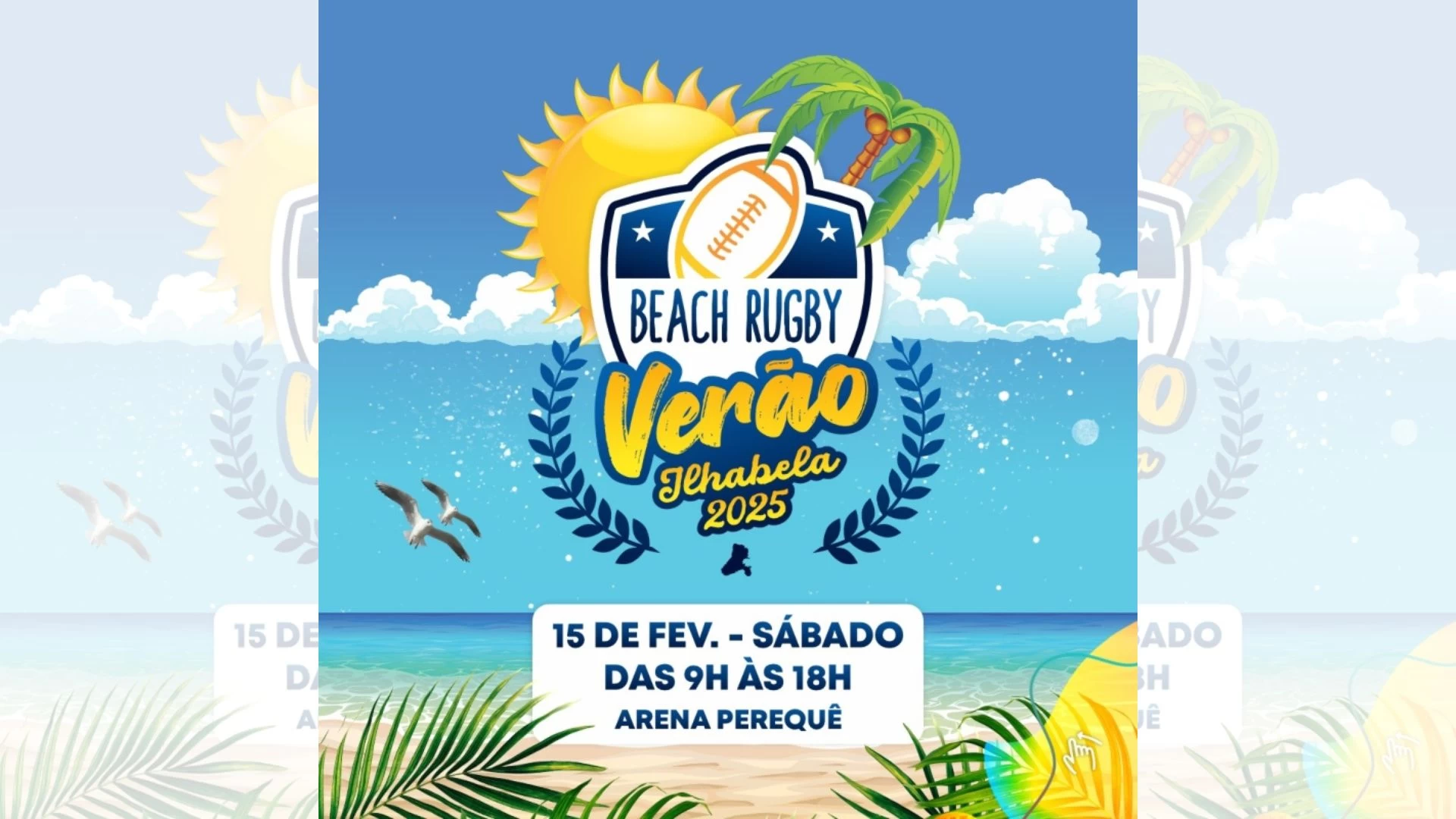 Vem aí o 17° Torneio de Beach Rugby