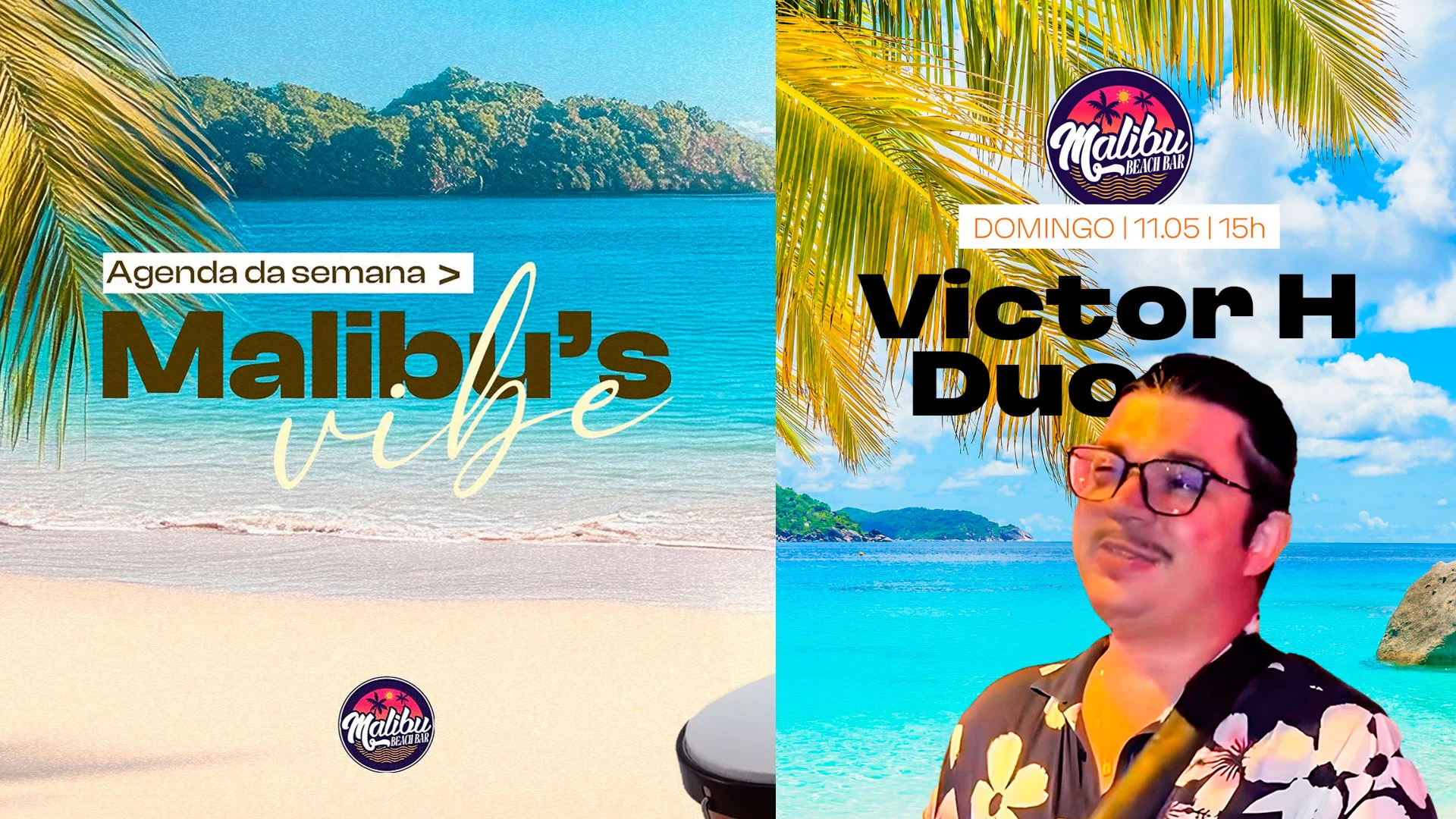 Victor H Duo no Malibu