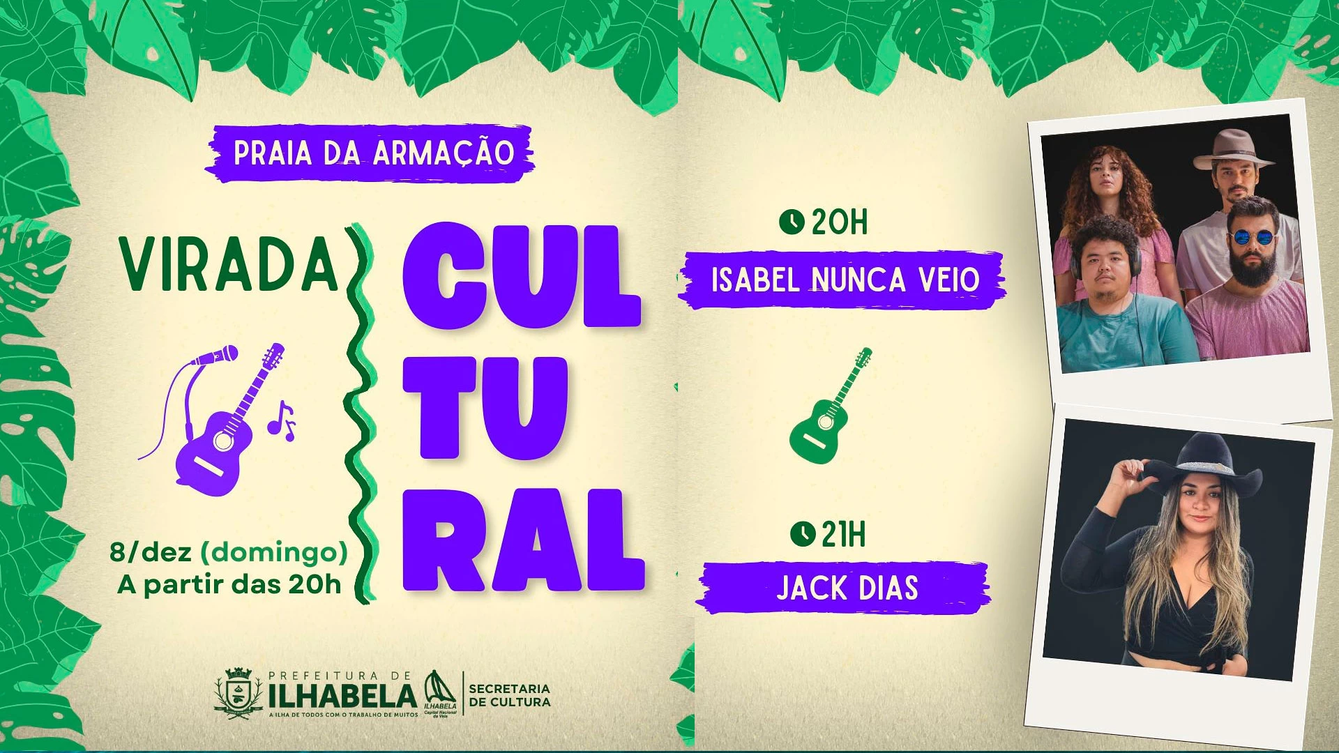Virada Cultural na Praia da Armação 