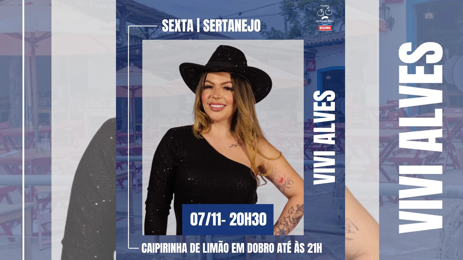 Vivi Alves no Antônio Dias