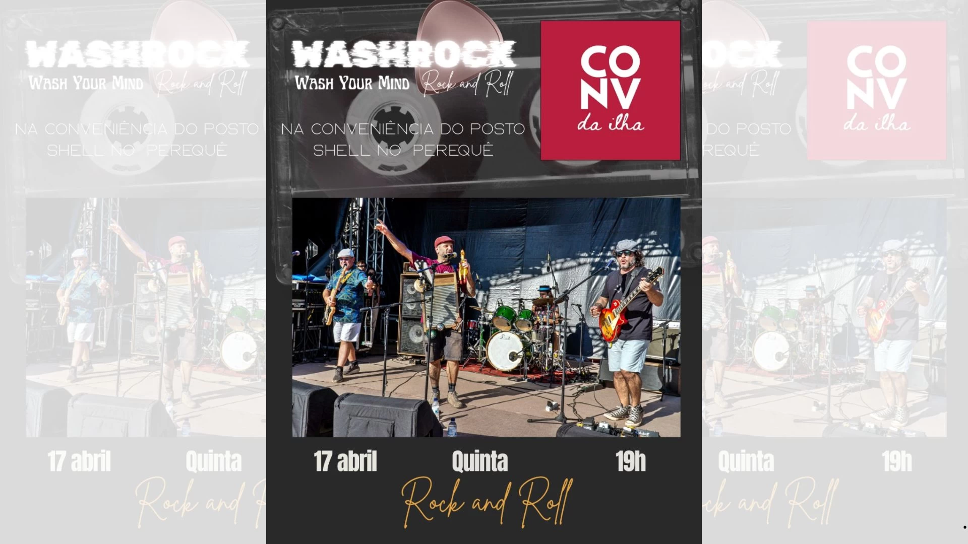 Wash Rock em Conv da Ilha.