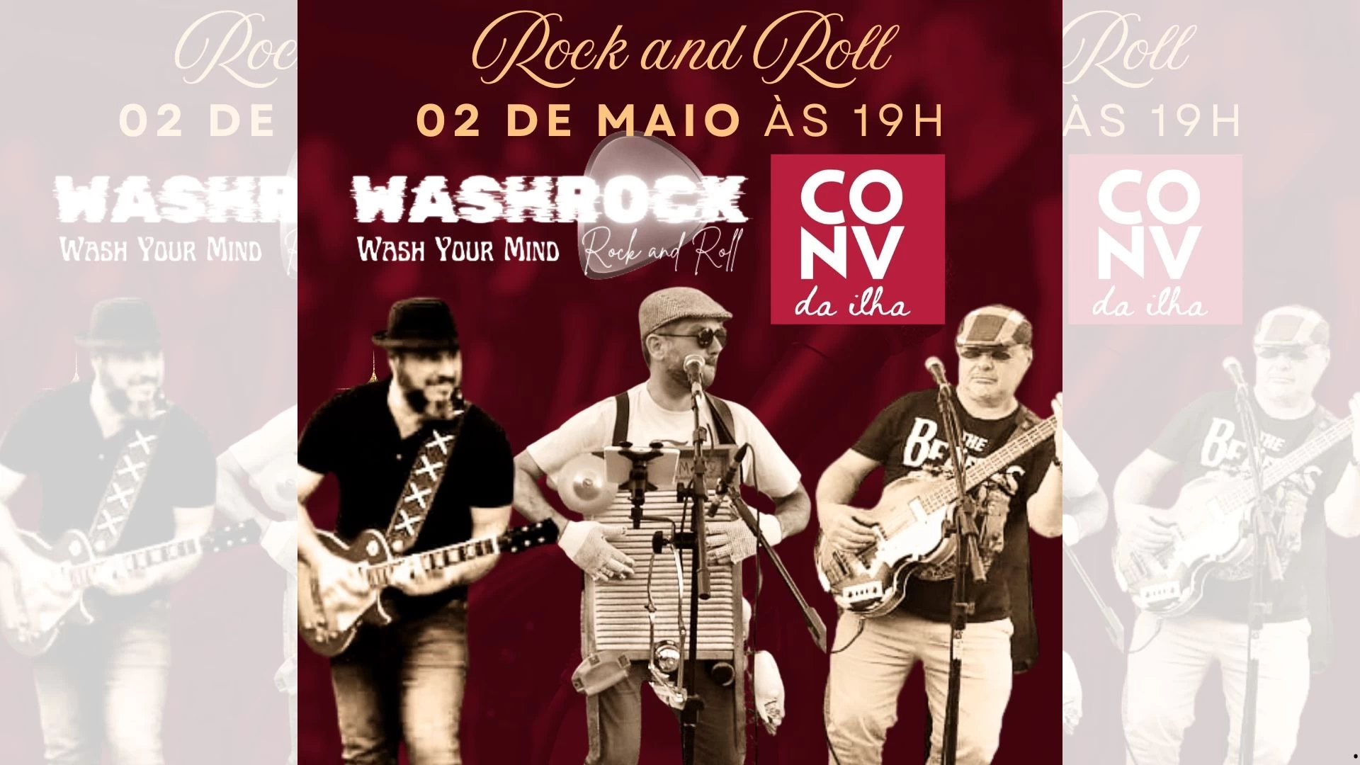 Wash Rock em Conv da Ilha 