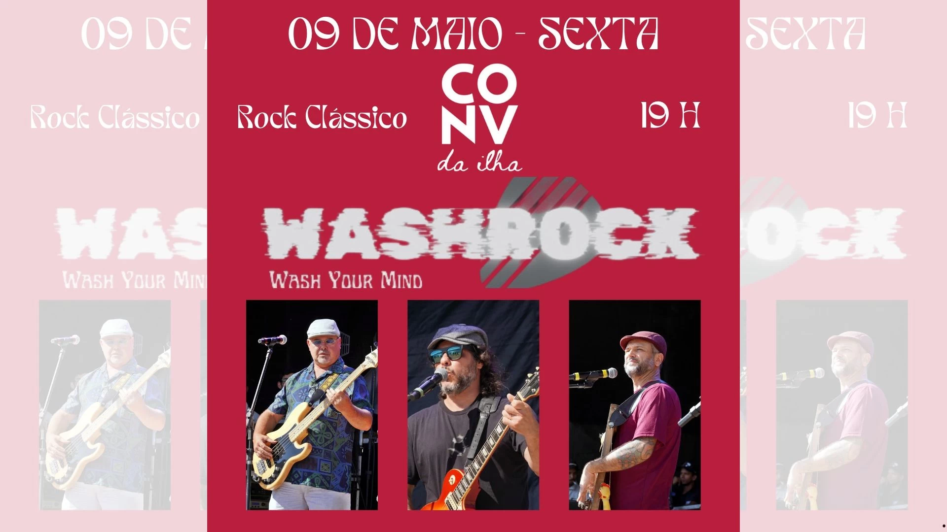 Wash Rock em Conv da Ilha 