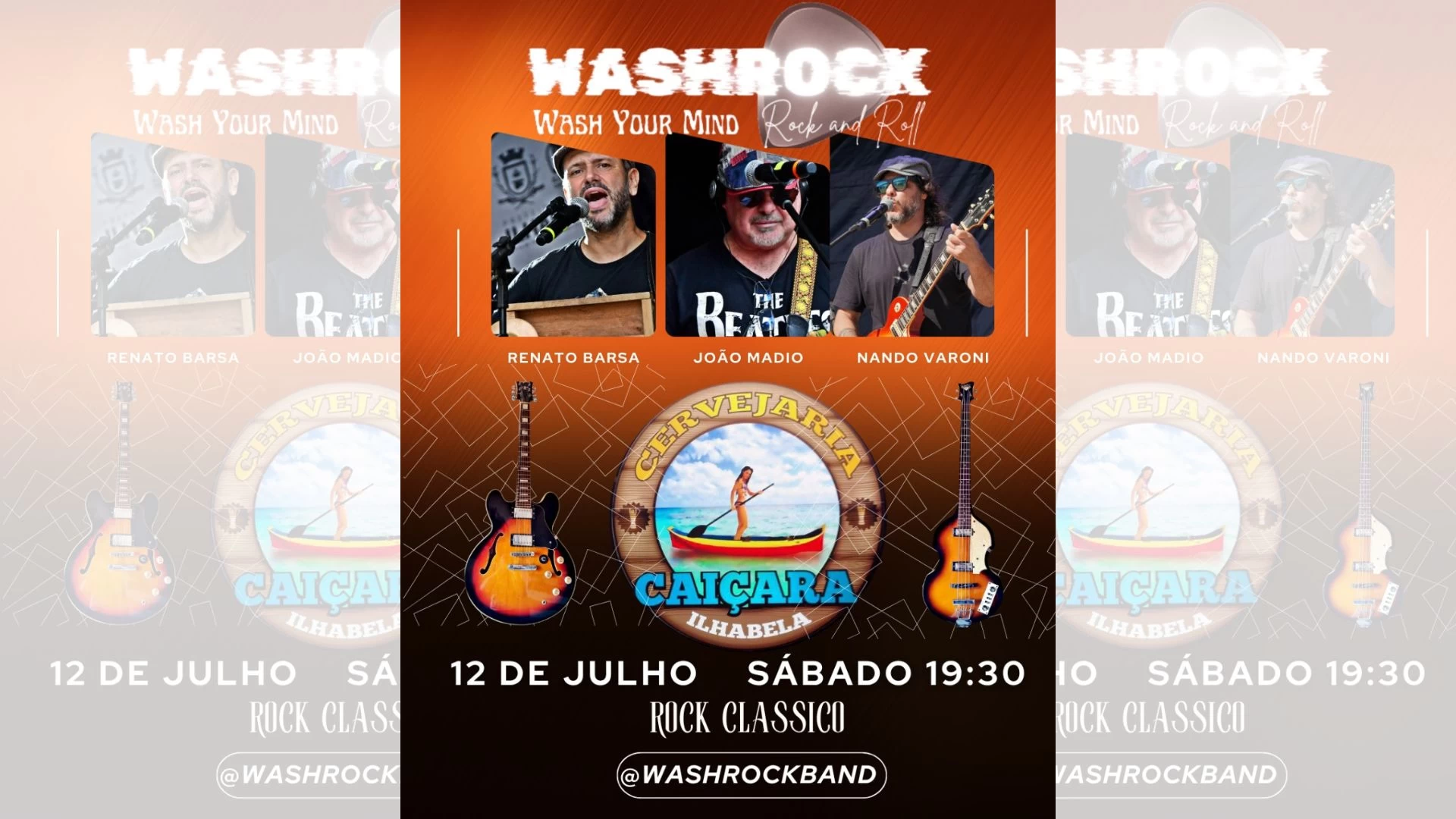 Wash Rock na cervejaria Caiçara