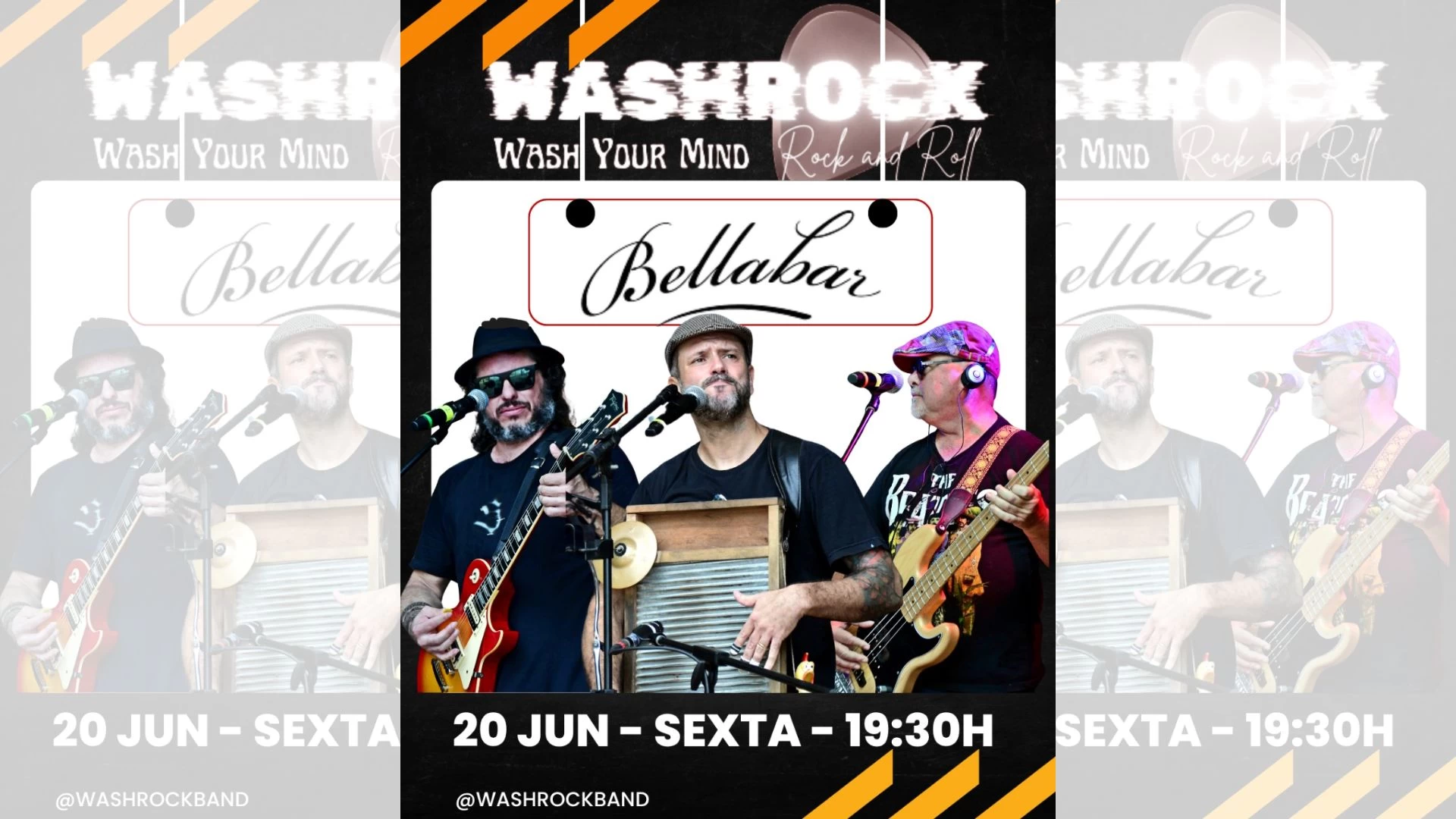 Wash Rock no BellaBar 