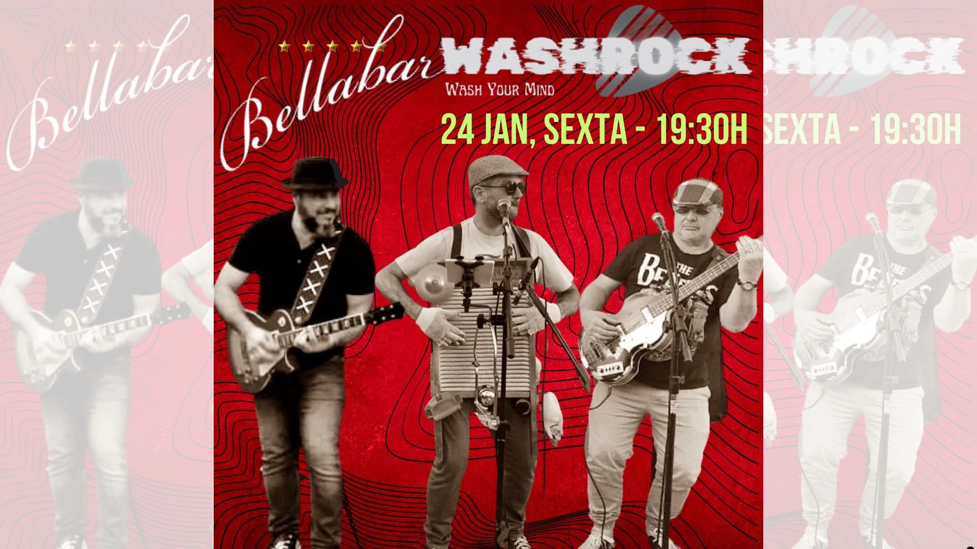 Wash Rock no BellaBar 
