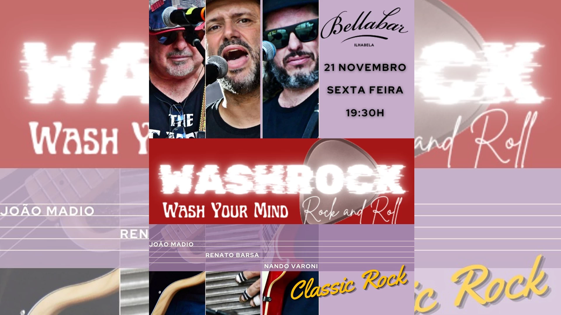 Wash Rock no BellaBar