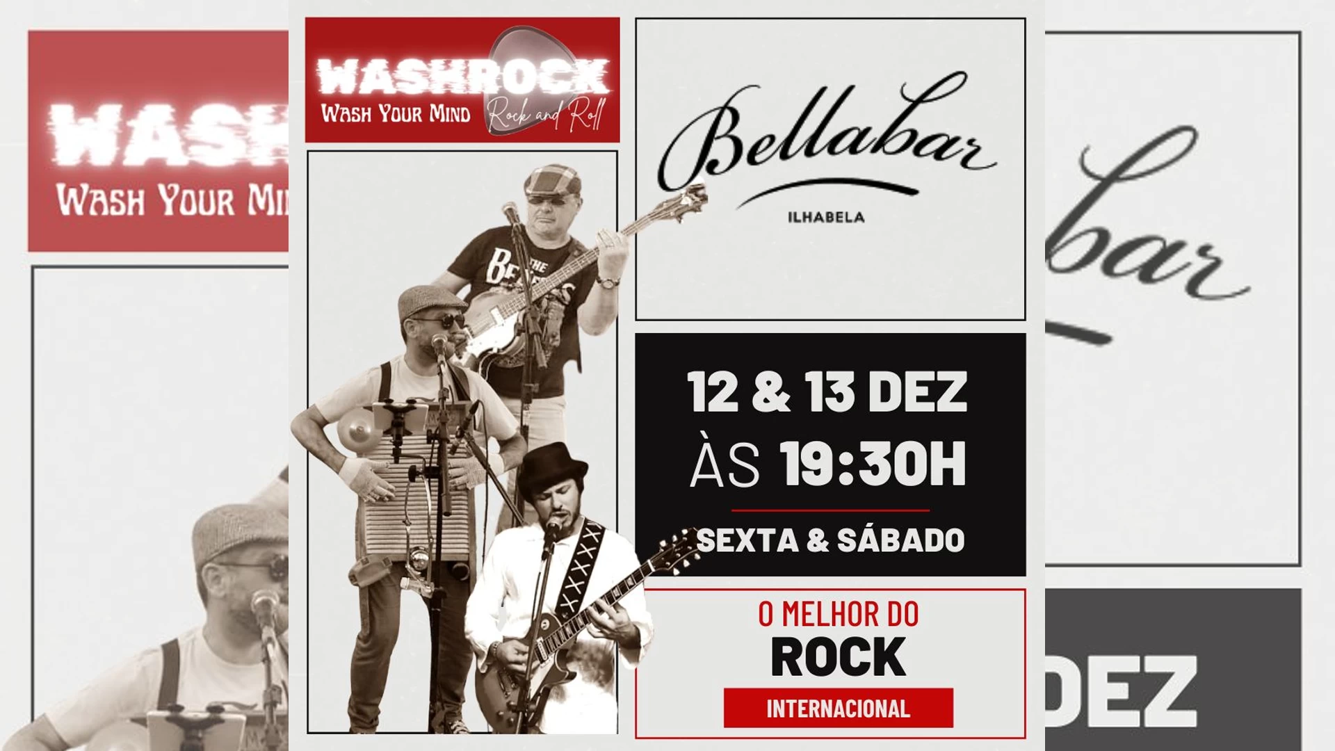 Wash Rock no BellaBar