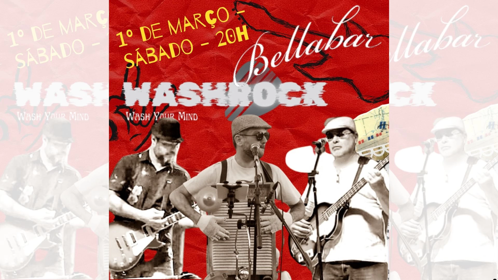 Wash Rock no BellaBar 
