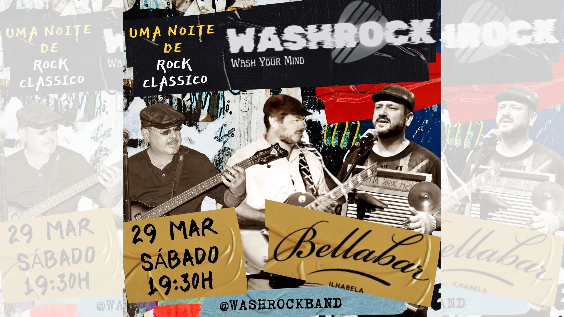 Wash Rock no BellaBar 
