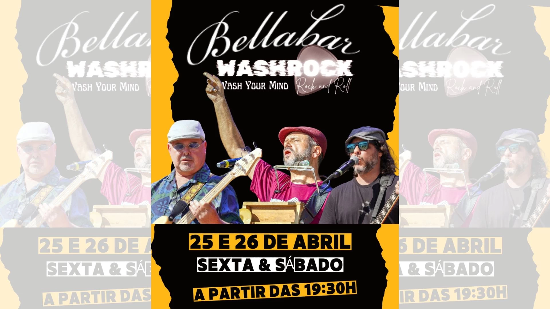 Wash Rock no BellaBar 