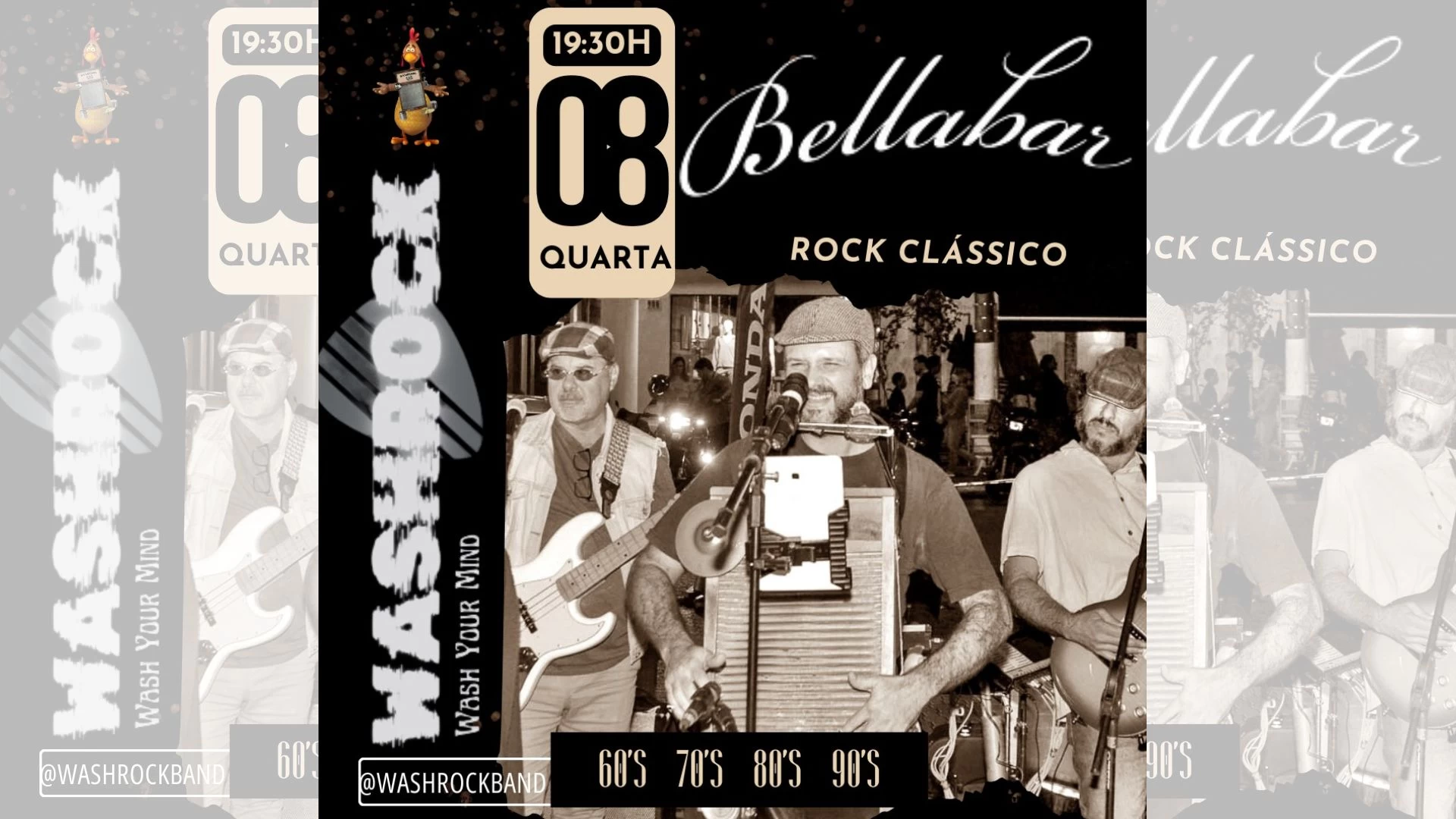 Wash Rock no BellaBar (vila)