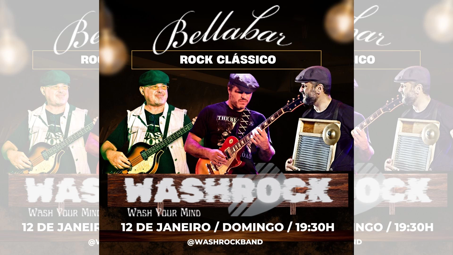 Wash Rock no BellaBar (vila)