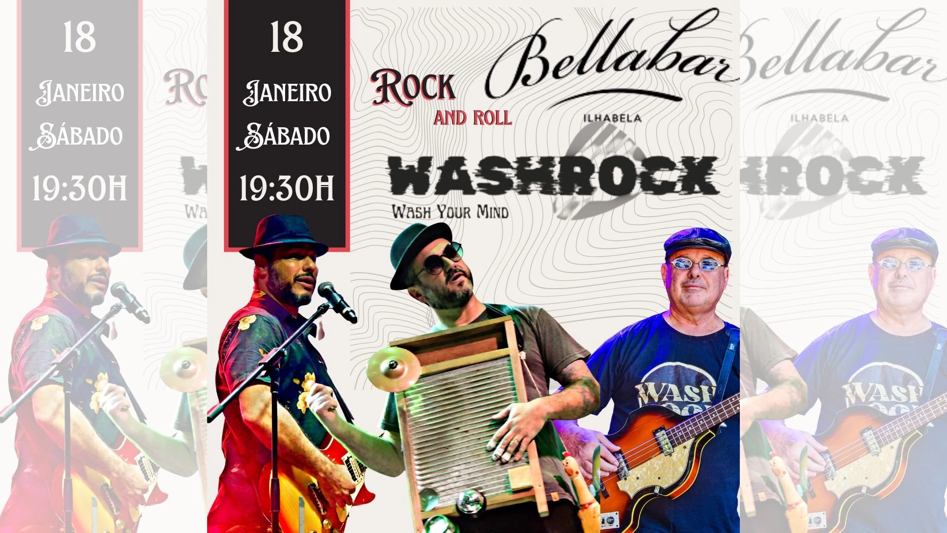 Wash Rock no BellaBar (vila)