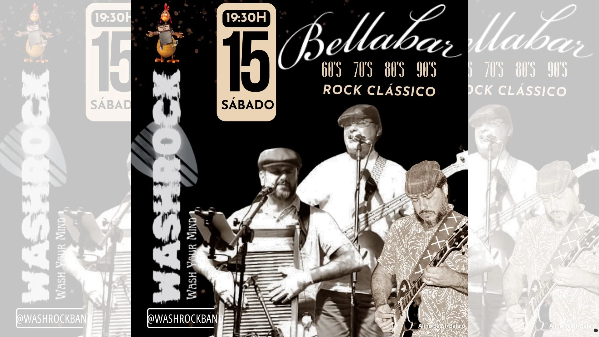 Wash Rock no BellaBar (vila)