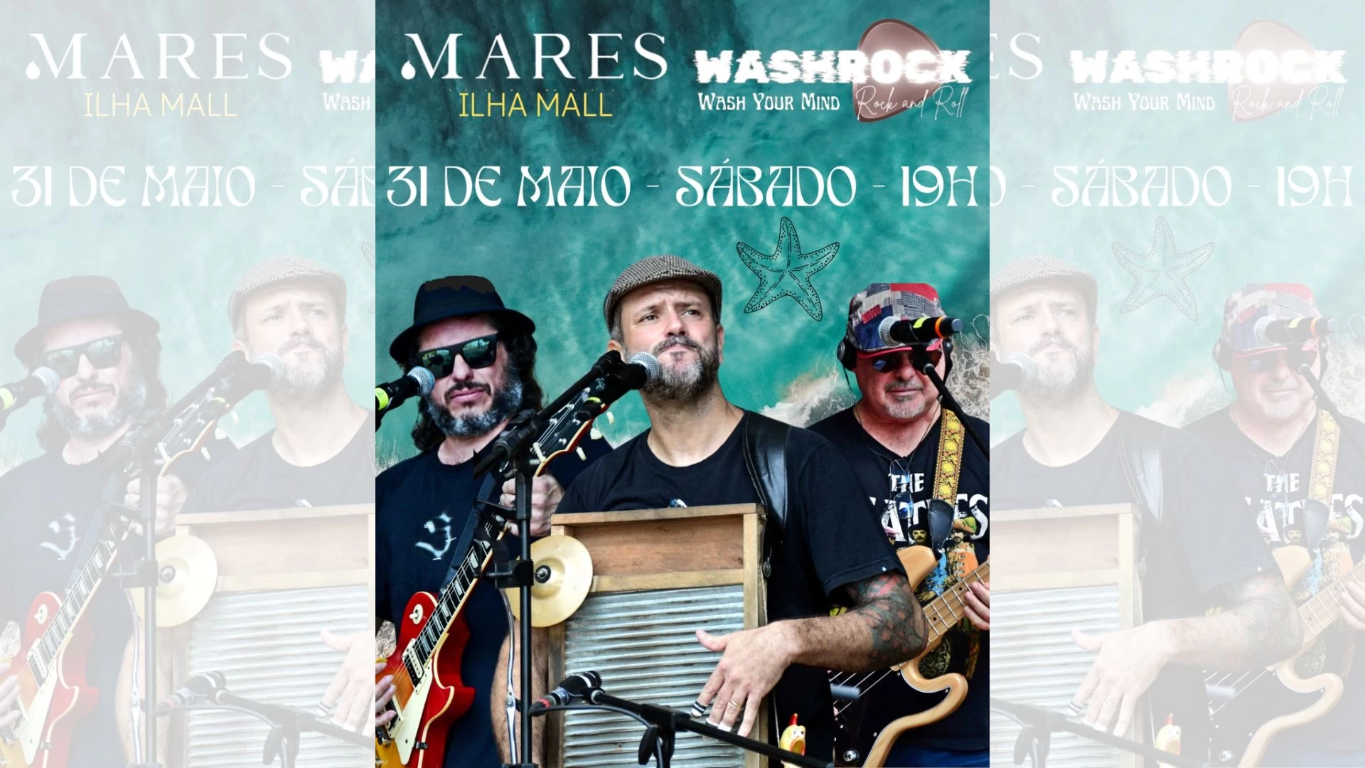 Wash Rock no Mares Ilha Mall