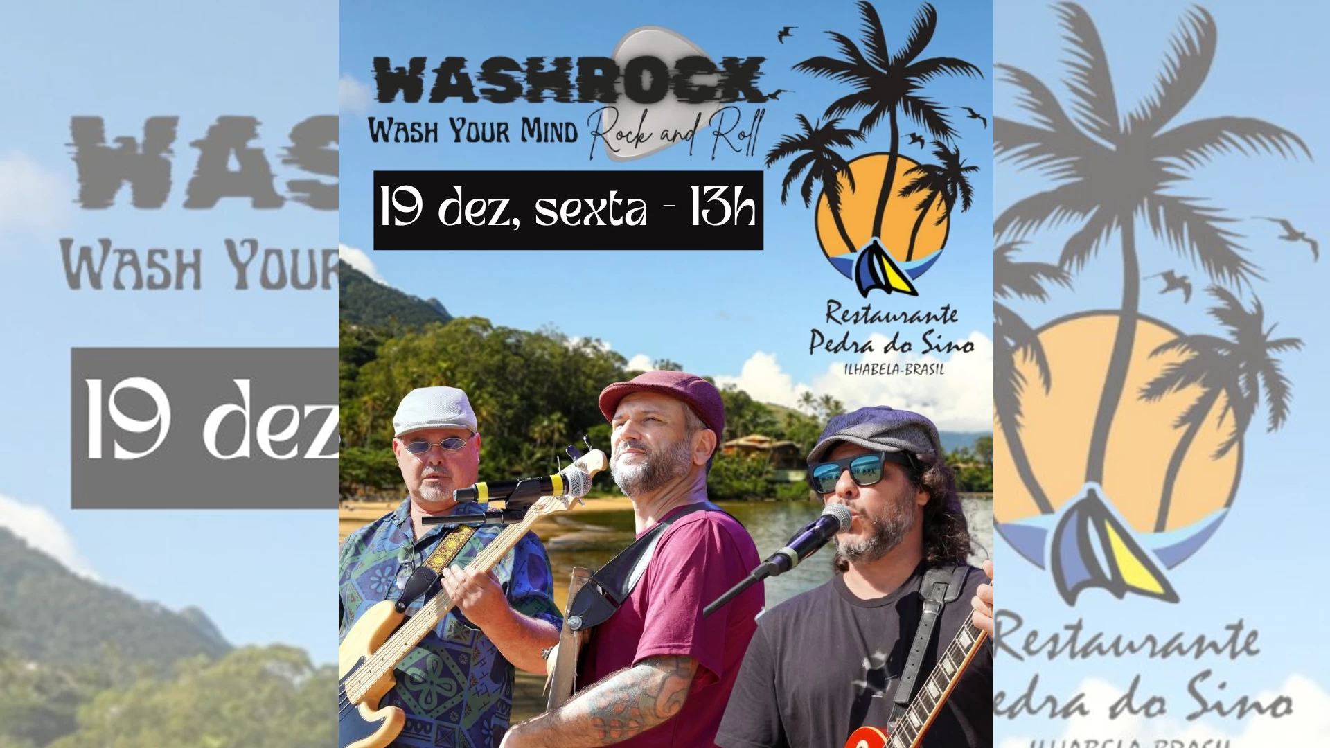 Wash Rock no Restaurante Pedra do Sino