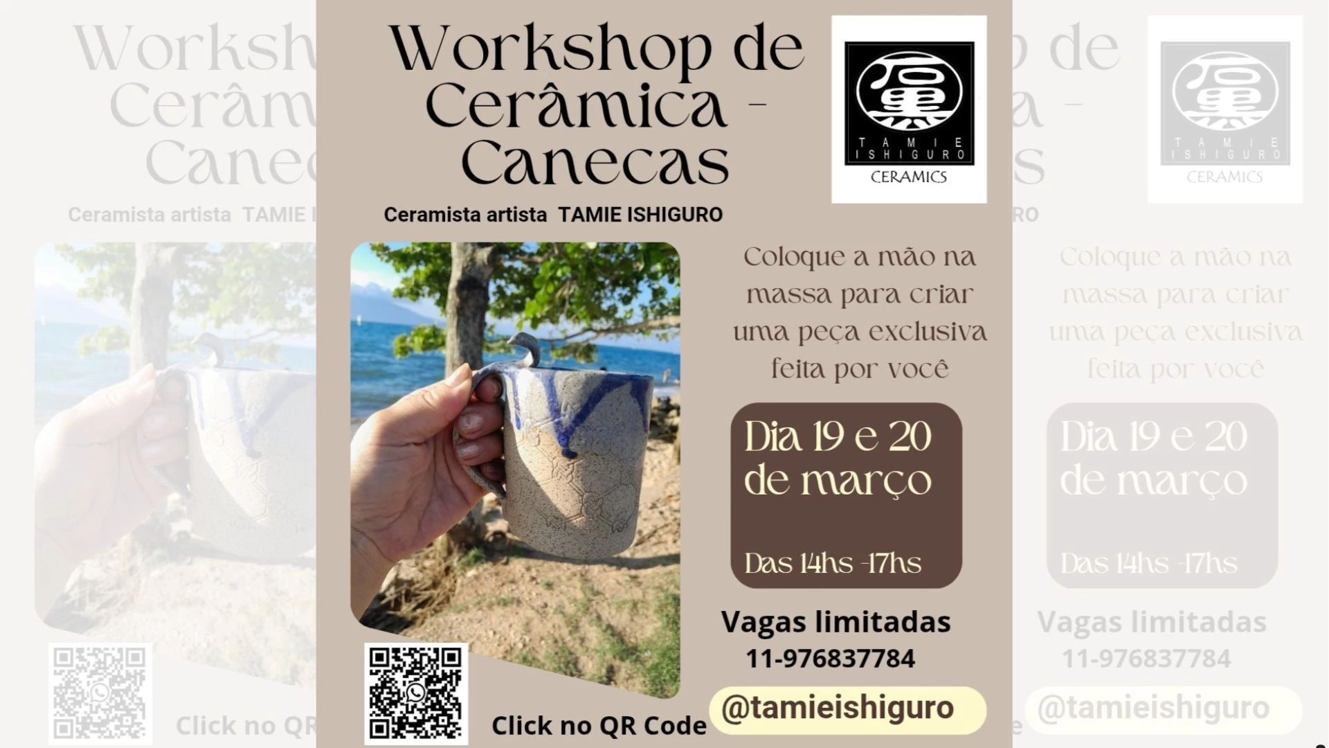 Workshop de cerâmica
