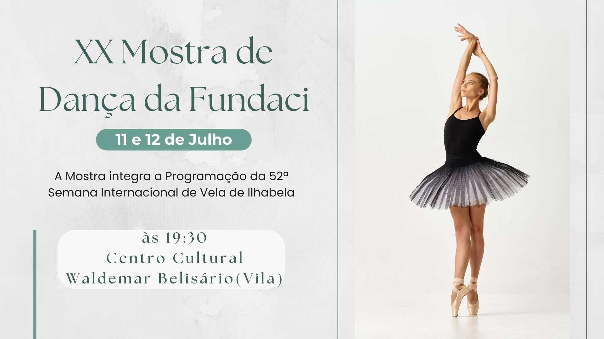 XX Mostra de Dança da Fundaci