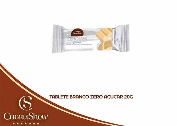 Chocolate Branco Zero