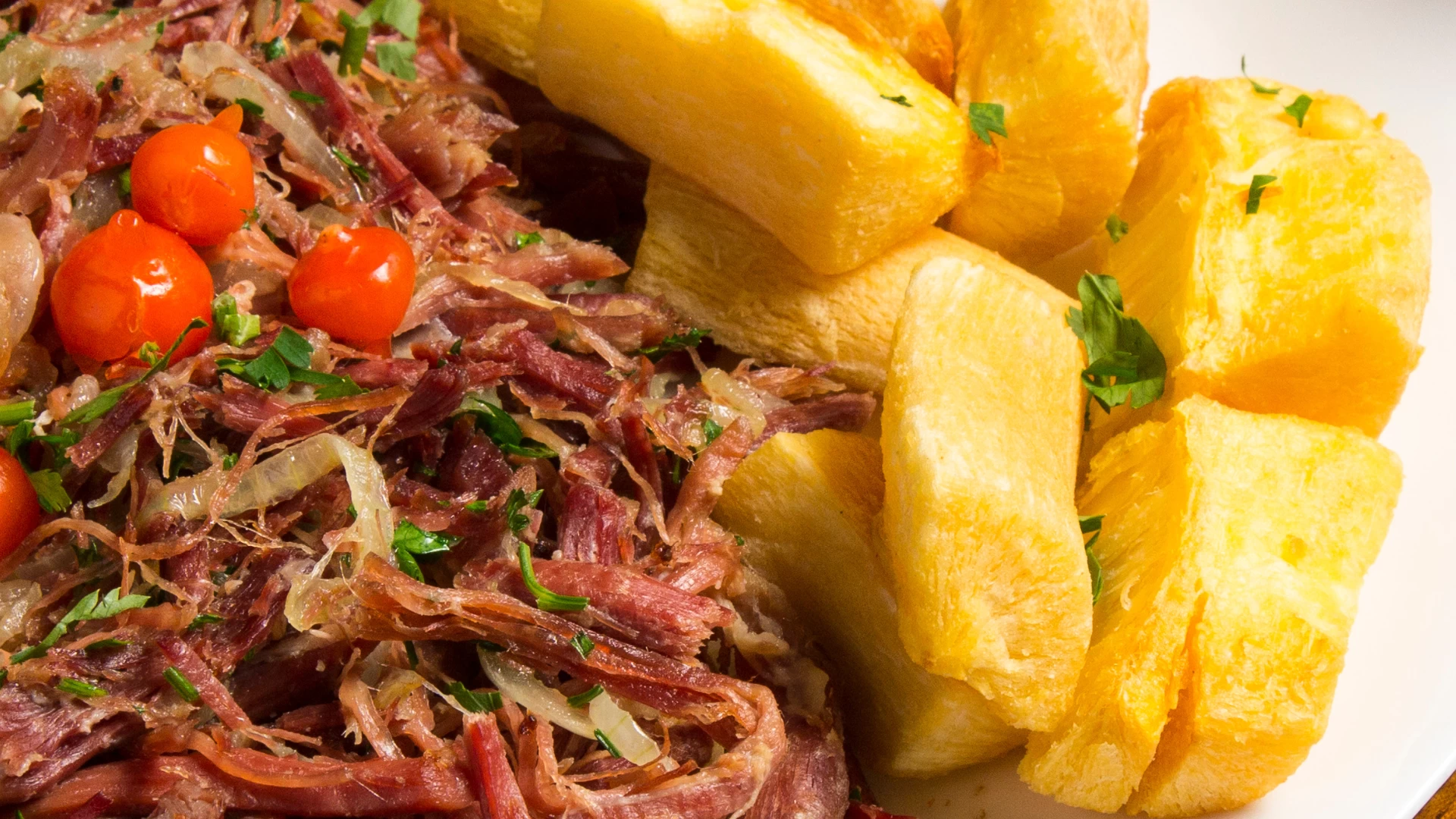 Mandioca e Carne Seca