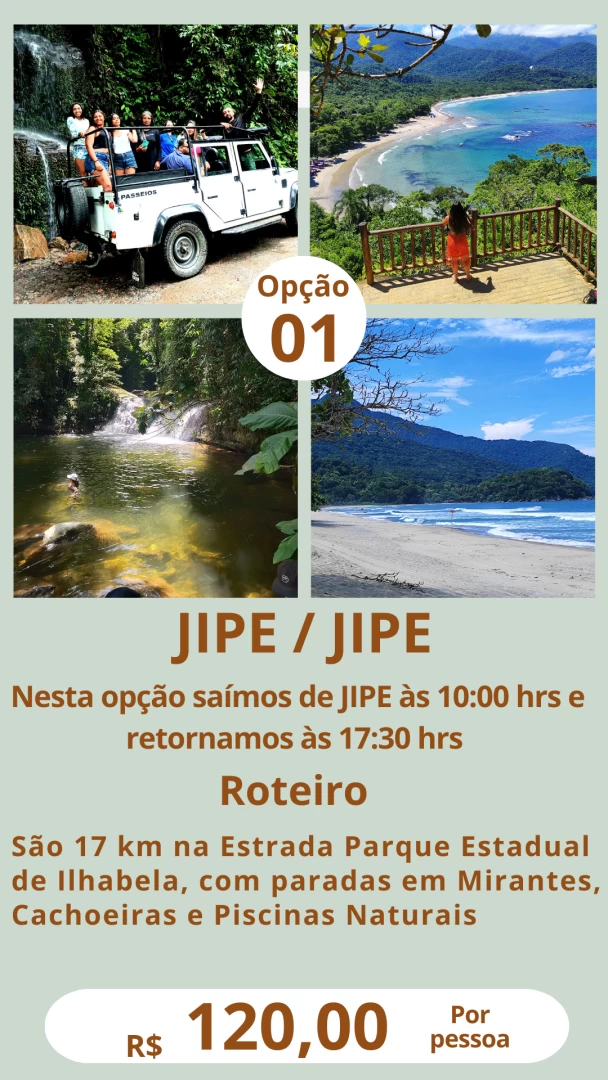 Passeios de Jipe