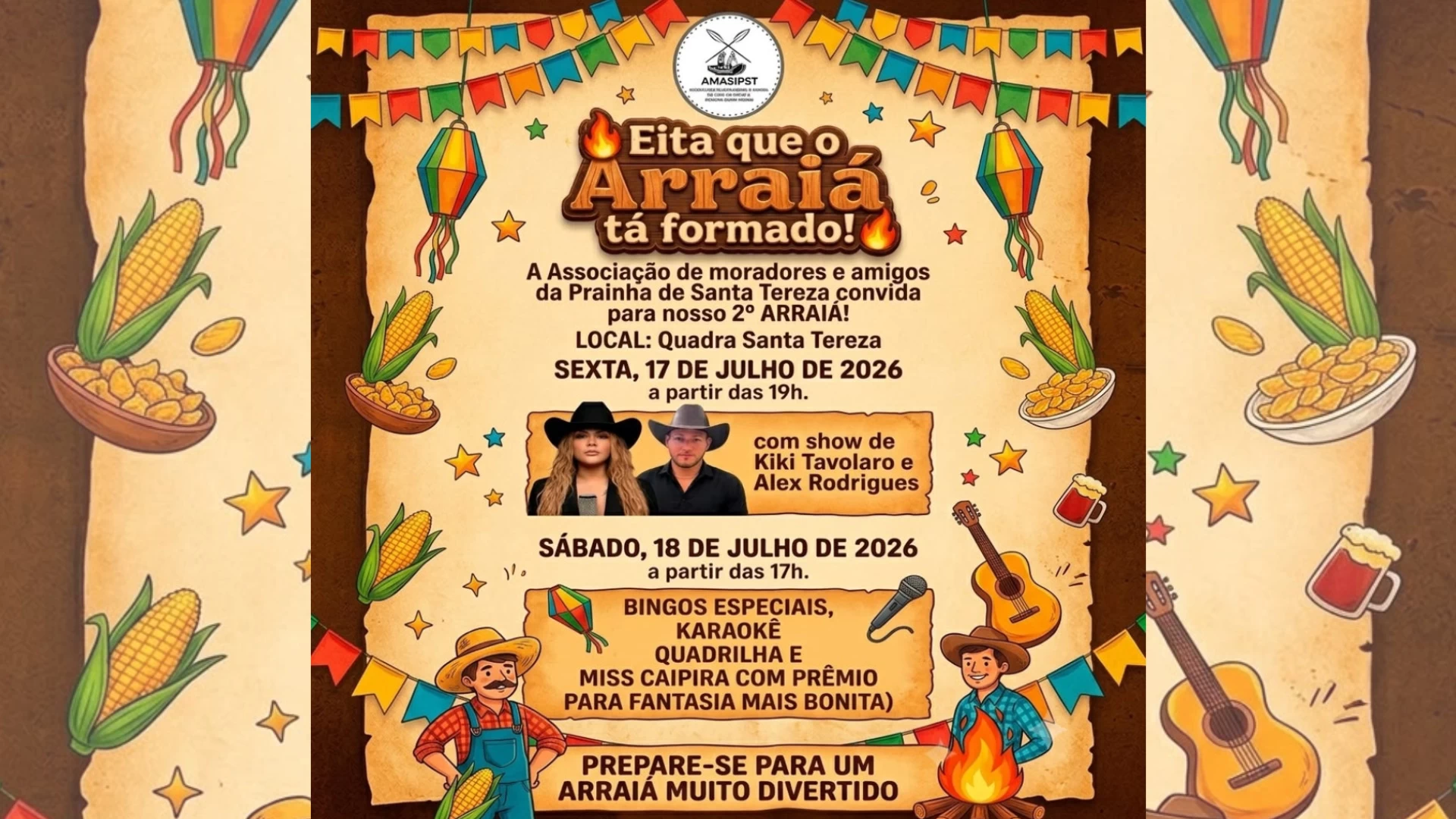 2º Arraiá da Prainha de Santa Tereza