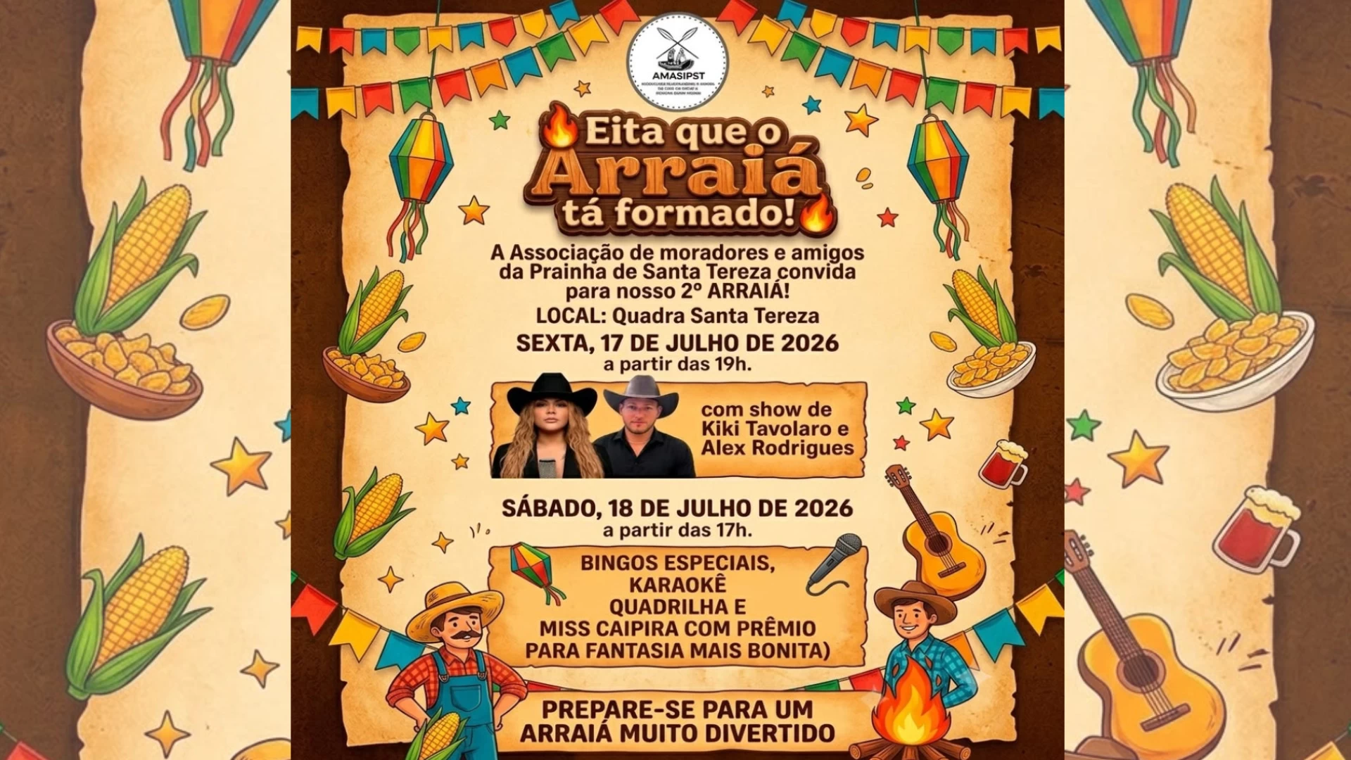 2º Arraiá da Prainha de Santa Tereza