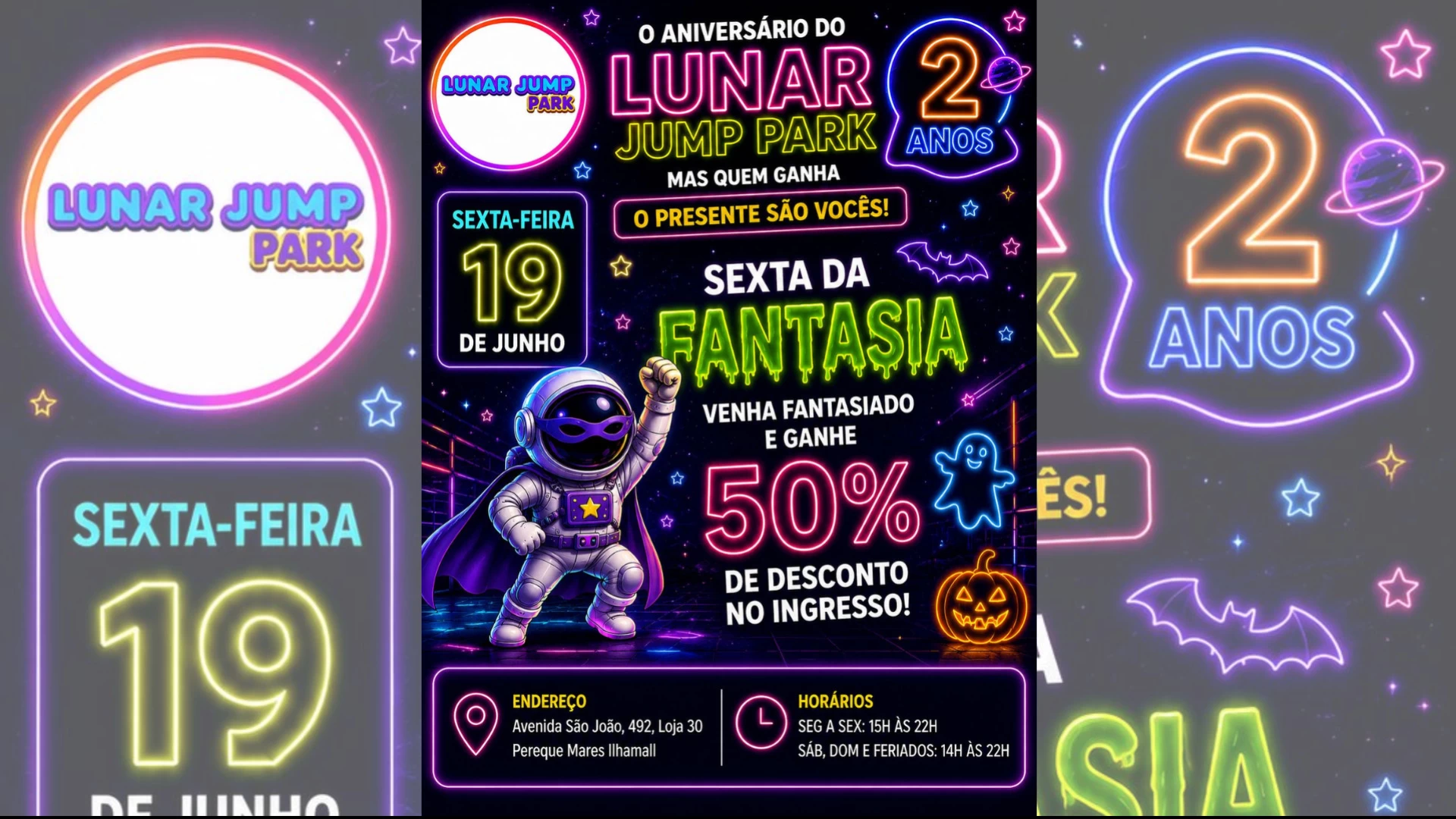 Aniversário do Lunar Jump Park