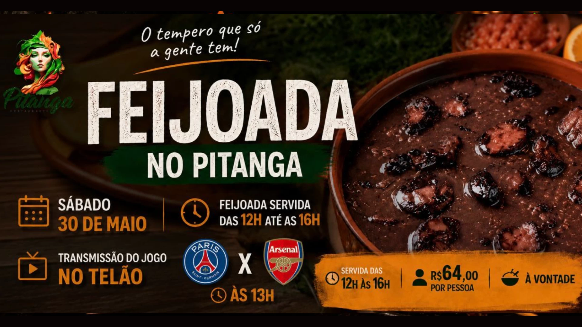 Feijoada no Pitanga