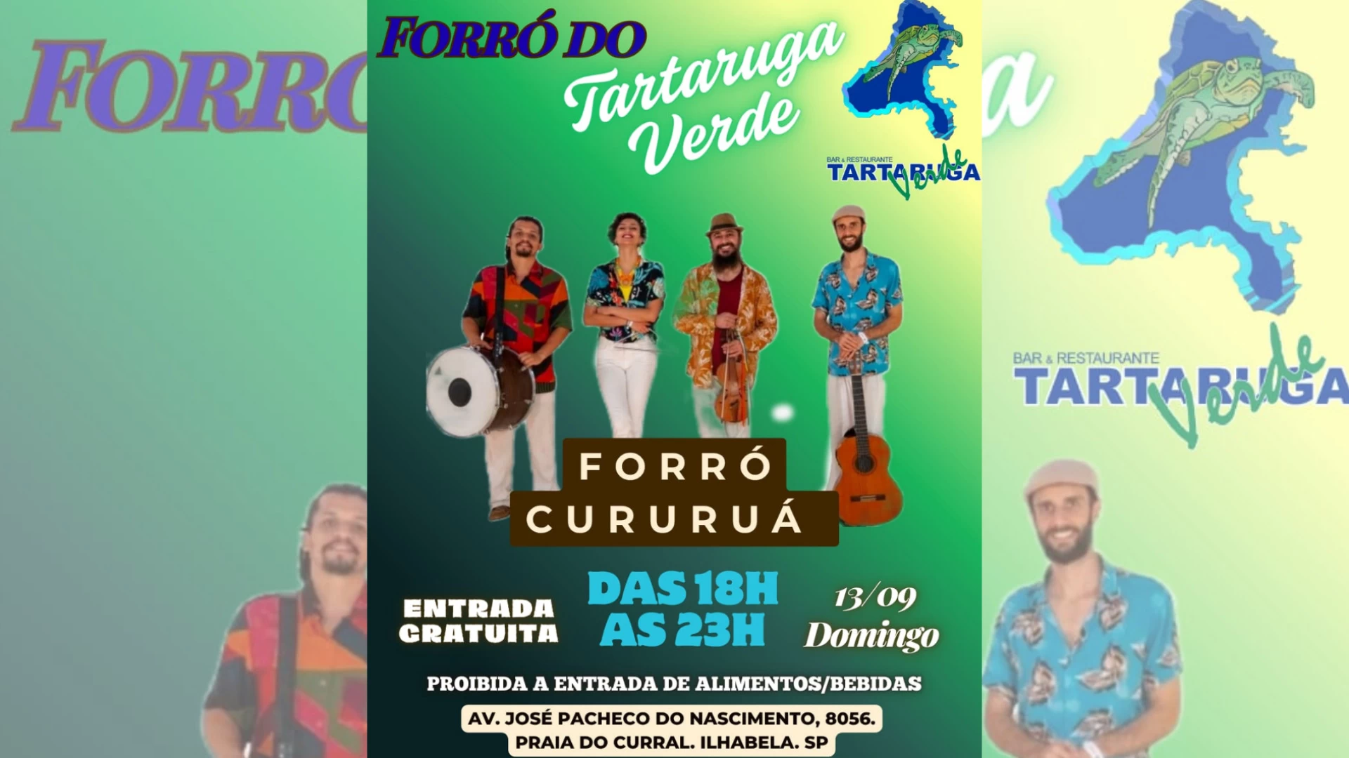 Forró Cururuá no Tartaruga Verde